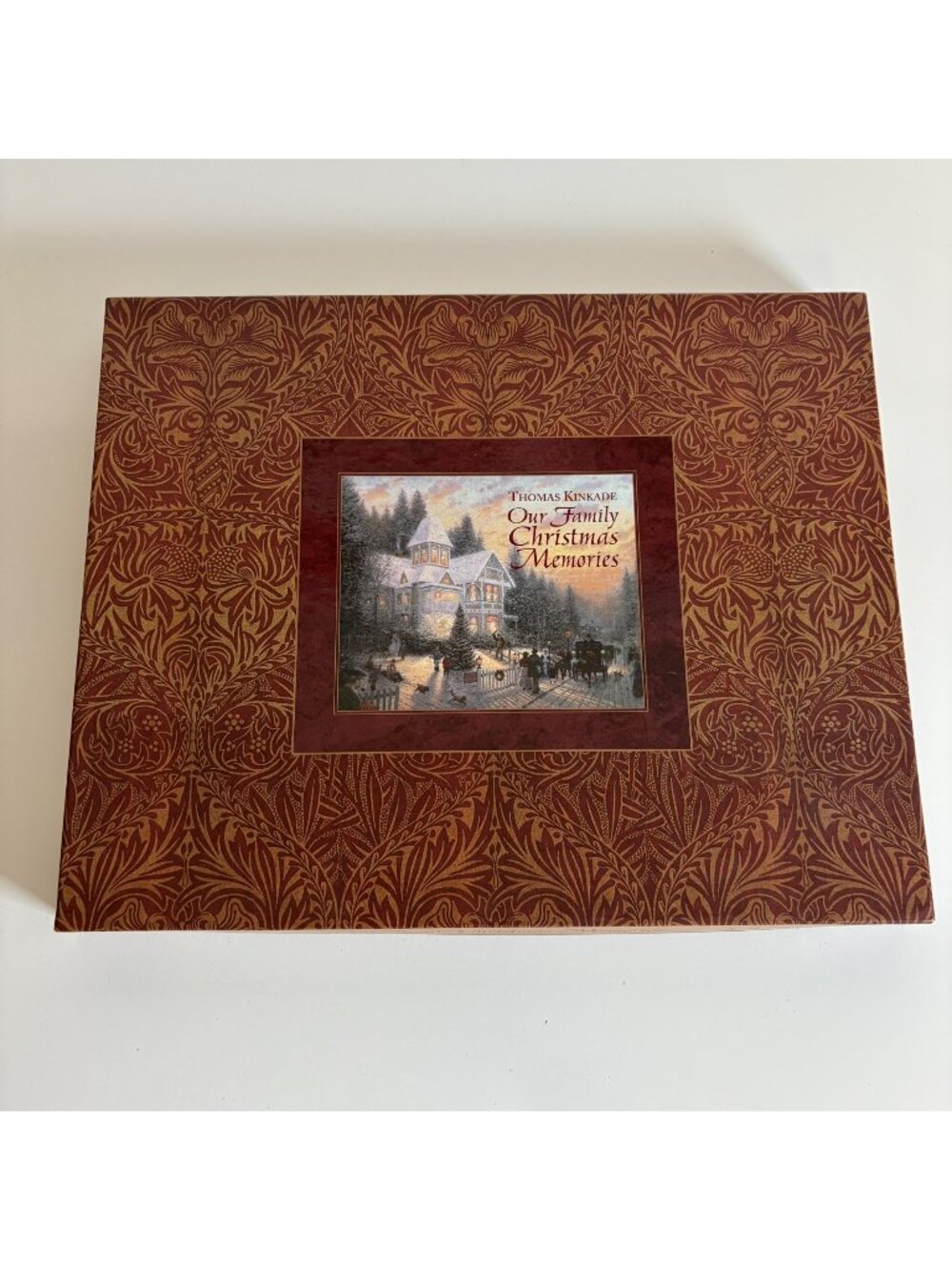 Thomas Kinkade Our Family Christmas Memories Hardcover Book Boxed 1999